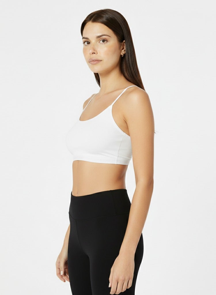 Comodo Women's Cotton Basic Soft Bra, Thin Strap Non Padded - Image 2